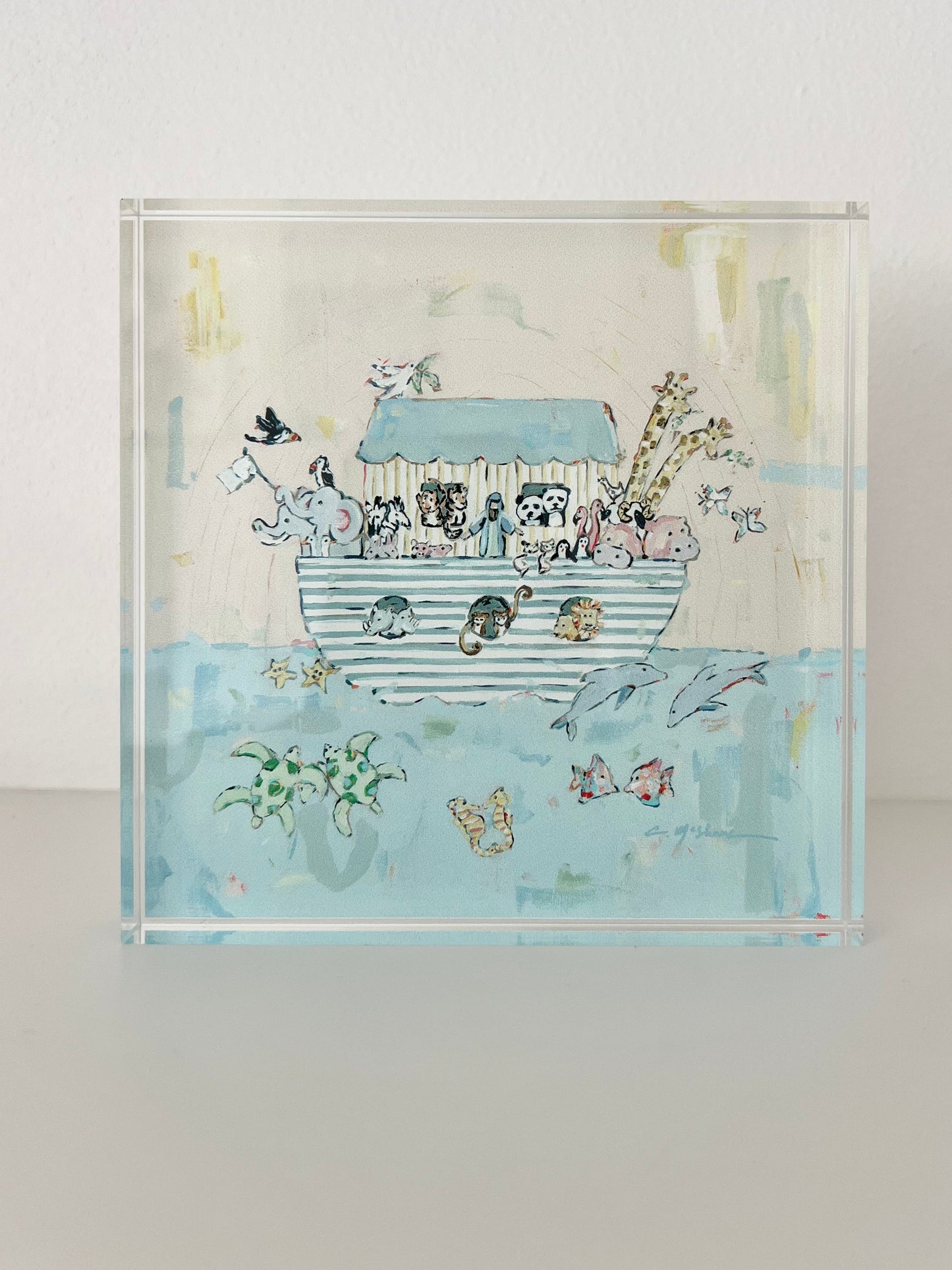 Noah's ark V Acrylic Tabletop Art