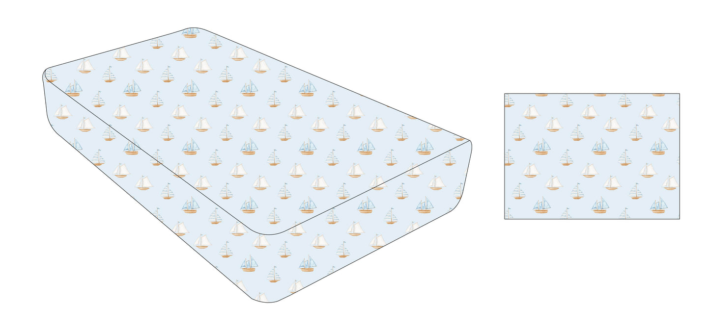 Sailboats - Twin Sheet Set