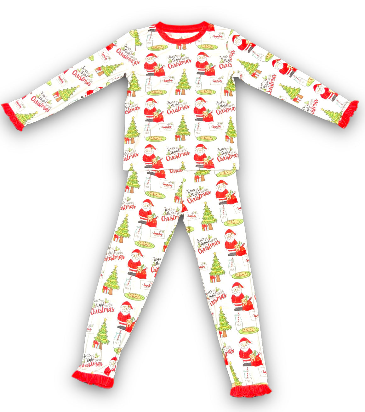 Twas the Night Ruffle Pajamas