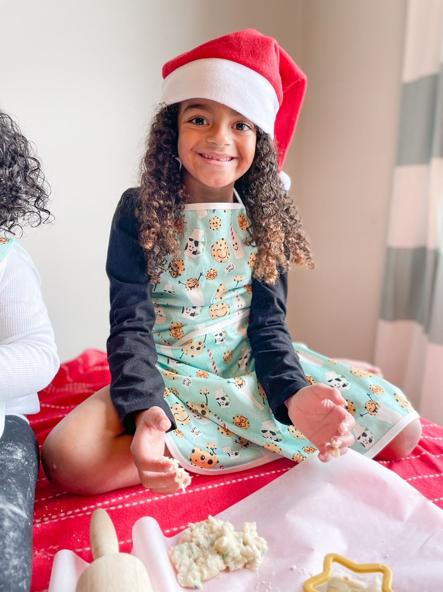 Cookies & Milk Apron - fits sizes youth small through adult 2XL