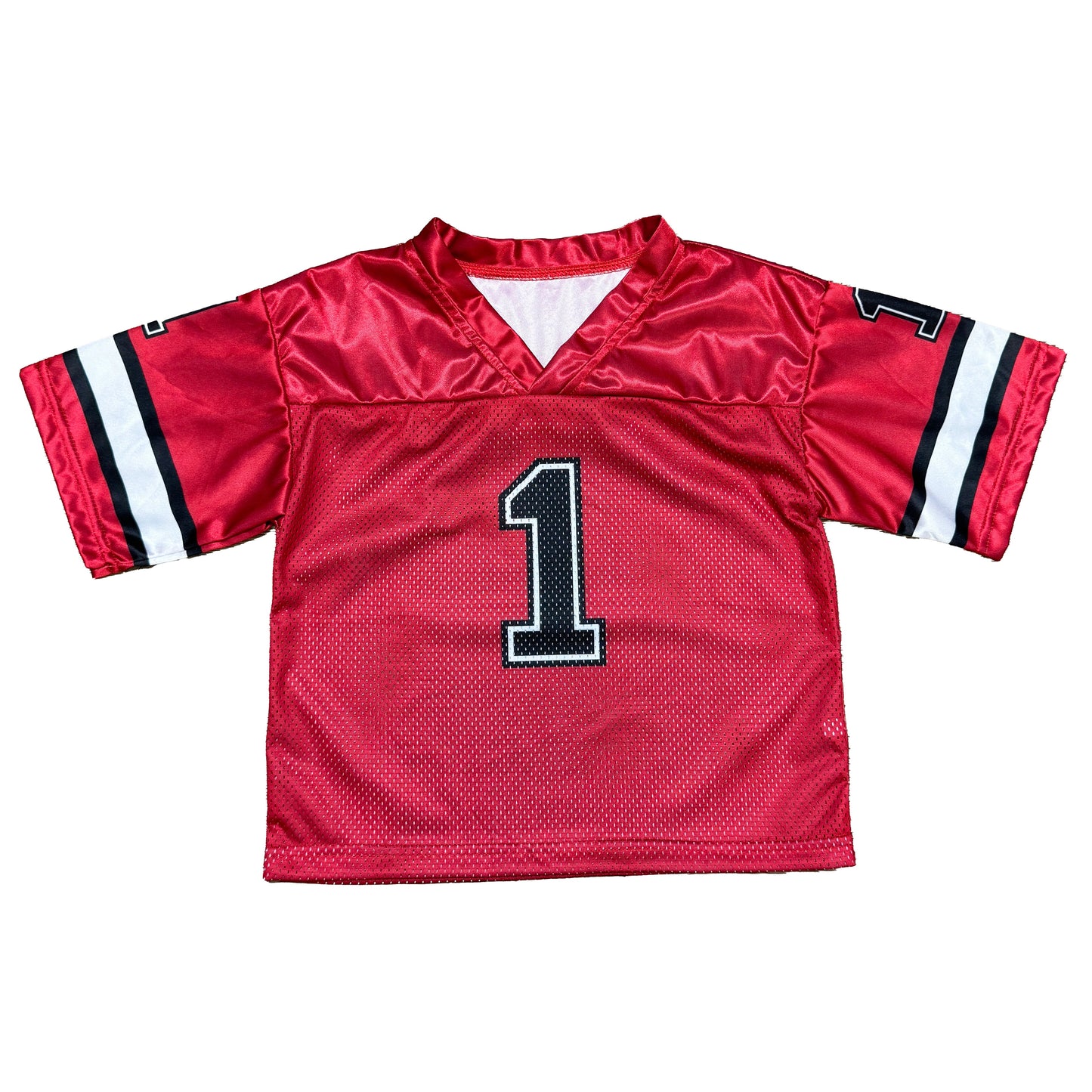 Kids' Red & Black Football Jersey