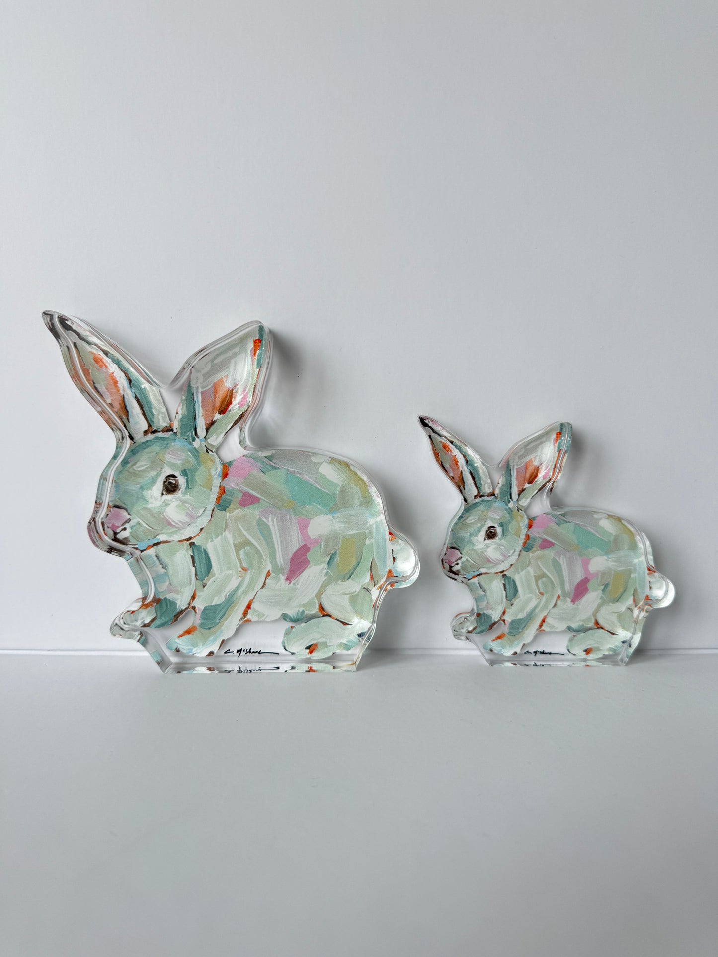 Bunny Hunny Acrylic Tabletop Art