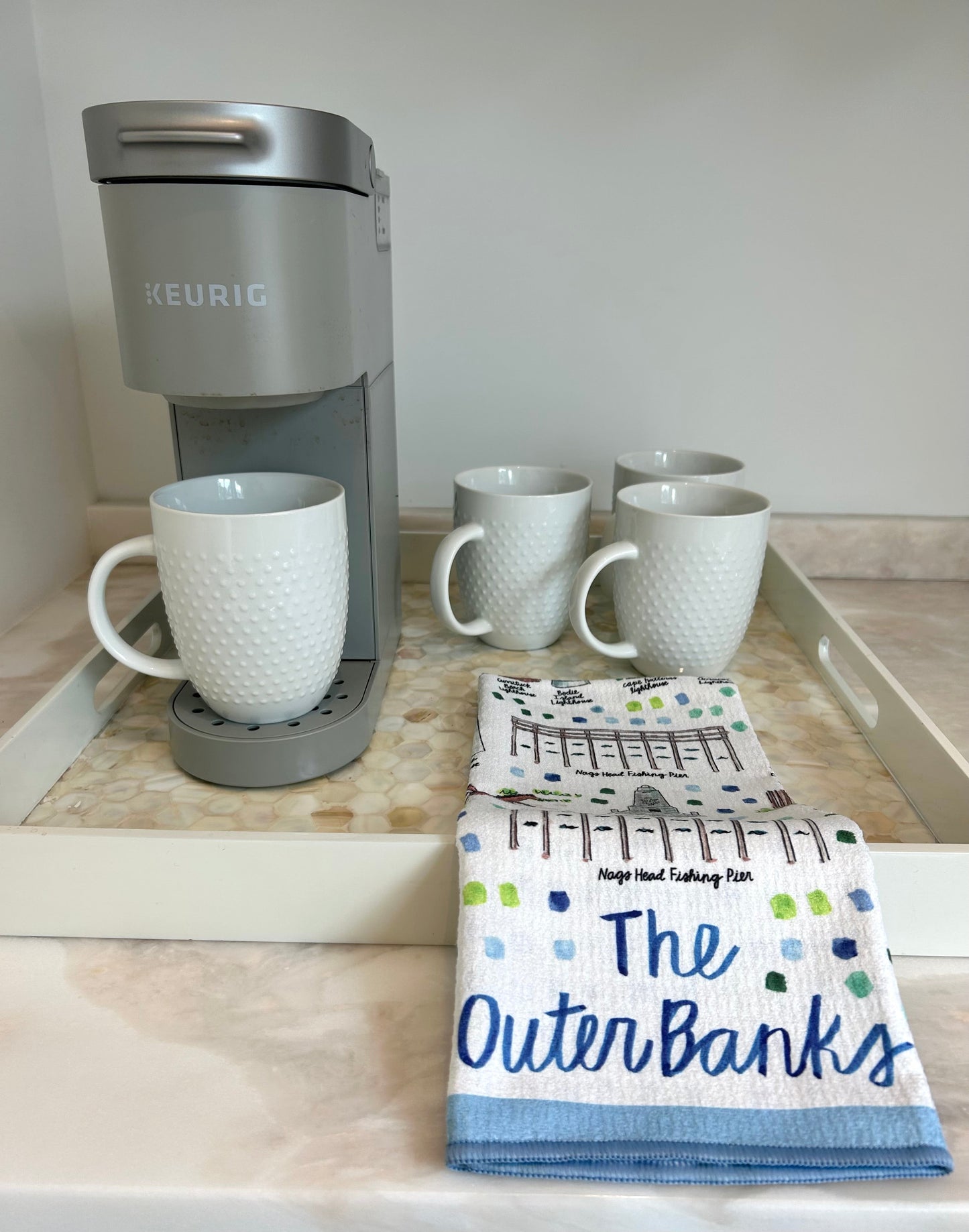The Outer Banks, NC Double-Sided Tea Towel
