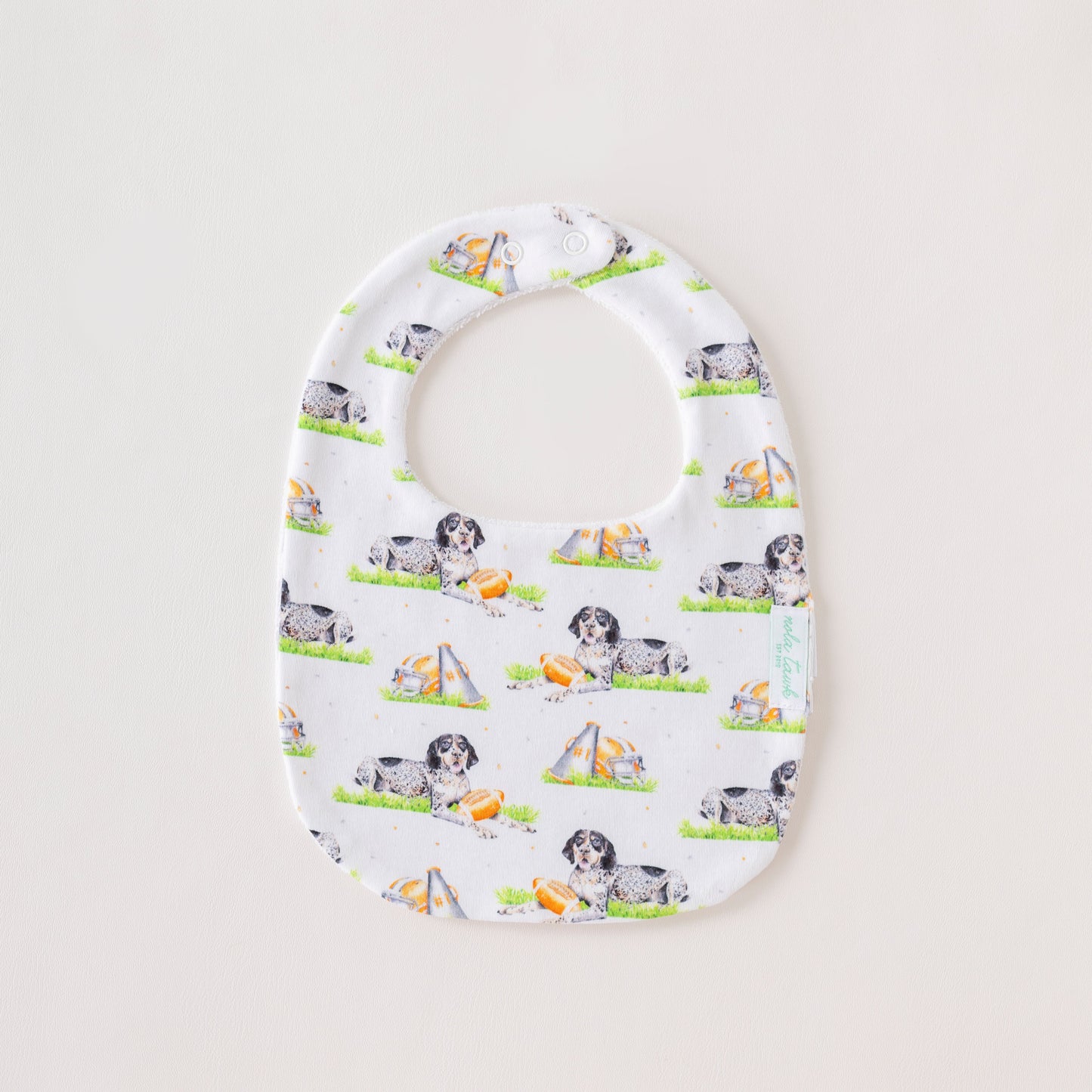 Mascot Mania in Tennessee Organic Cotton Baby Bib