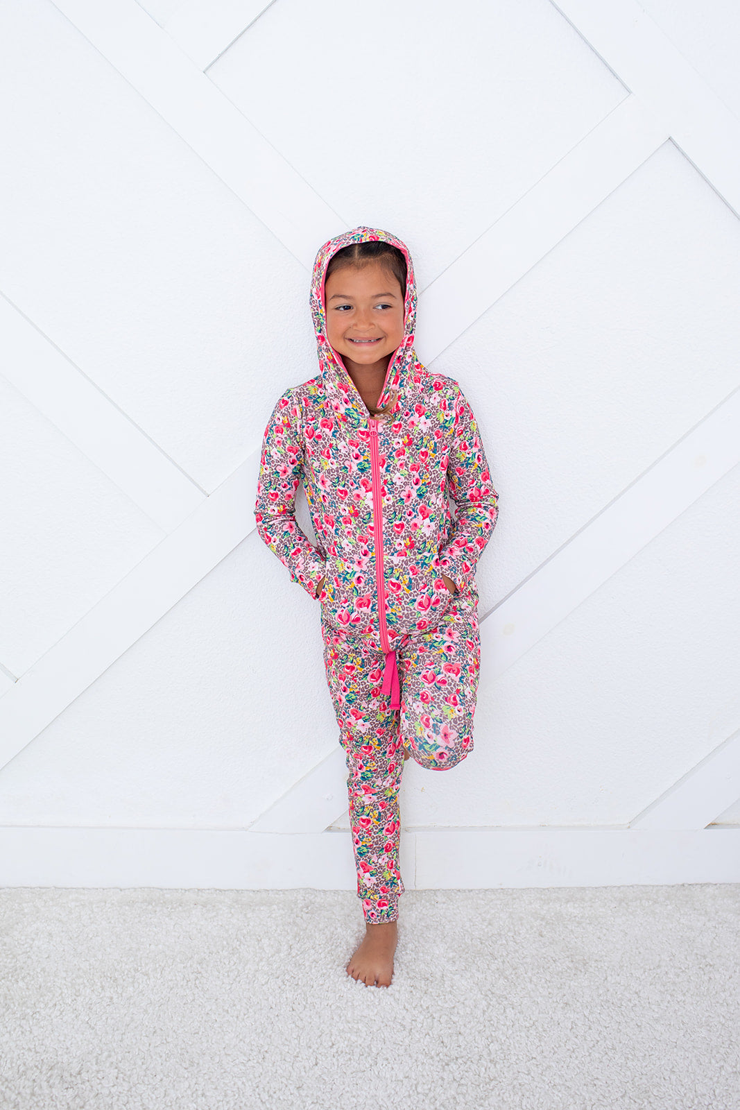 Savanna Rose Zipper Hoodie