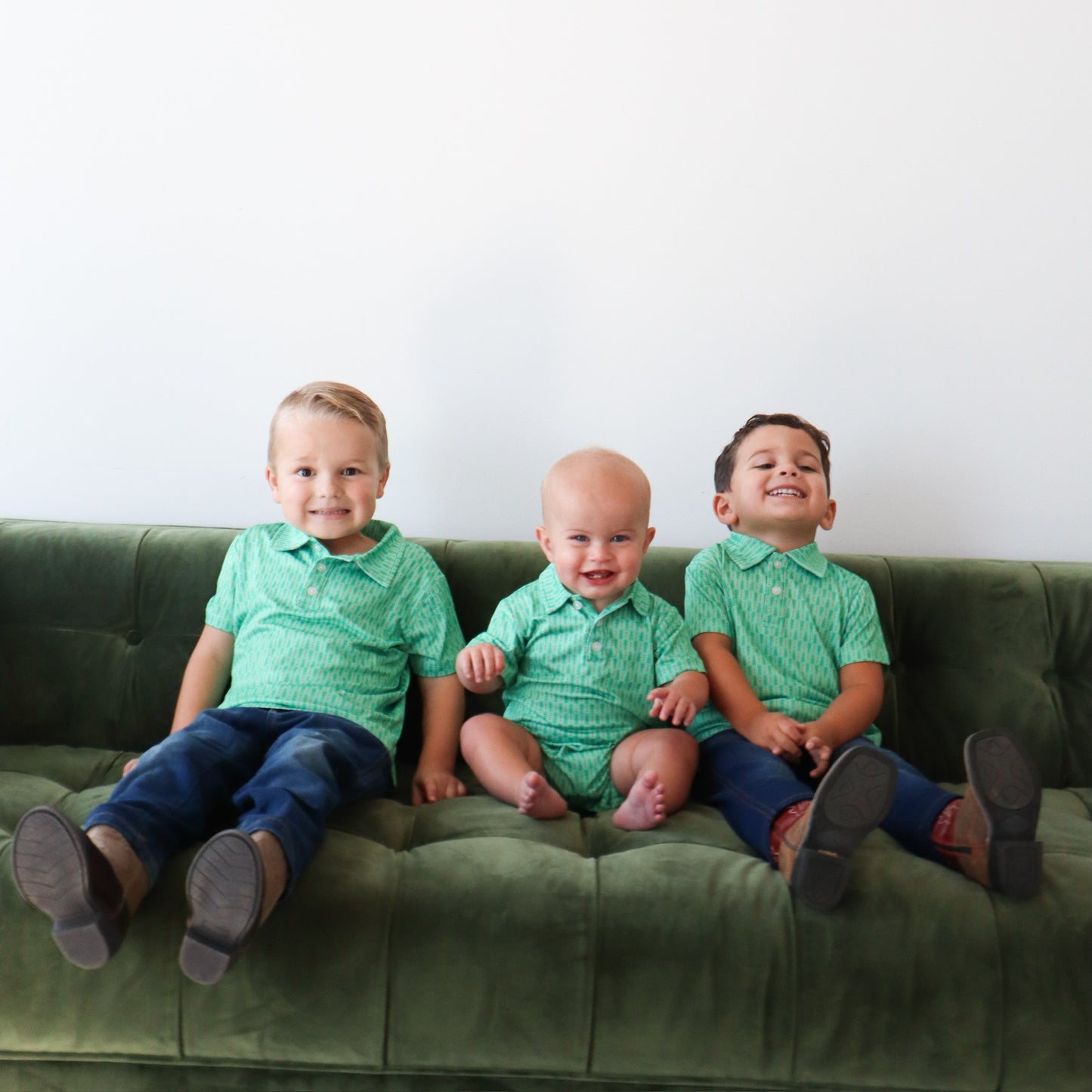 Boys Christmas Tree Polo – Holiday Performance Shirt