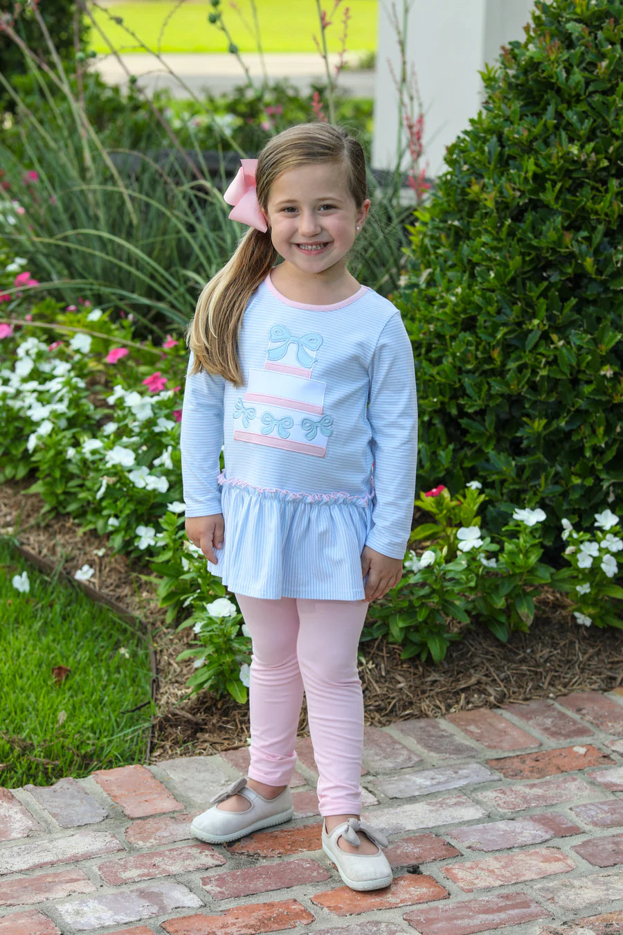 Bow Cake Pants Set