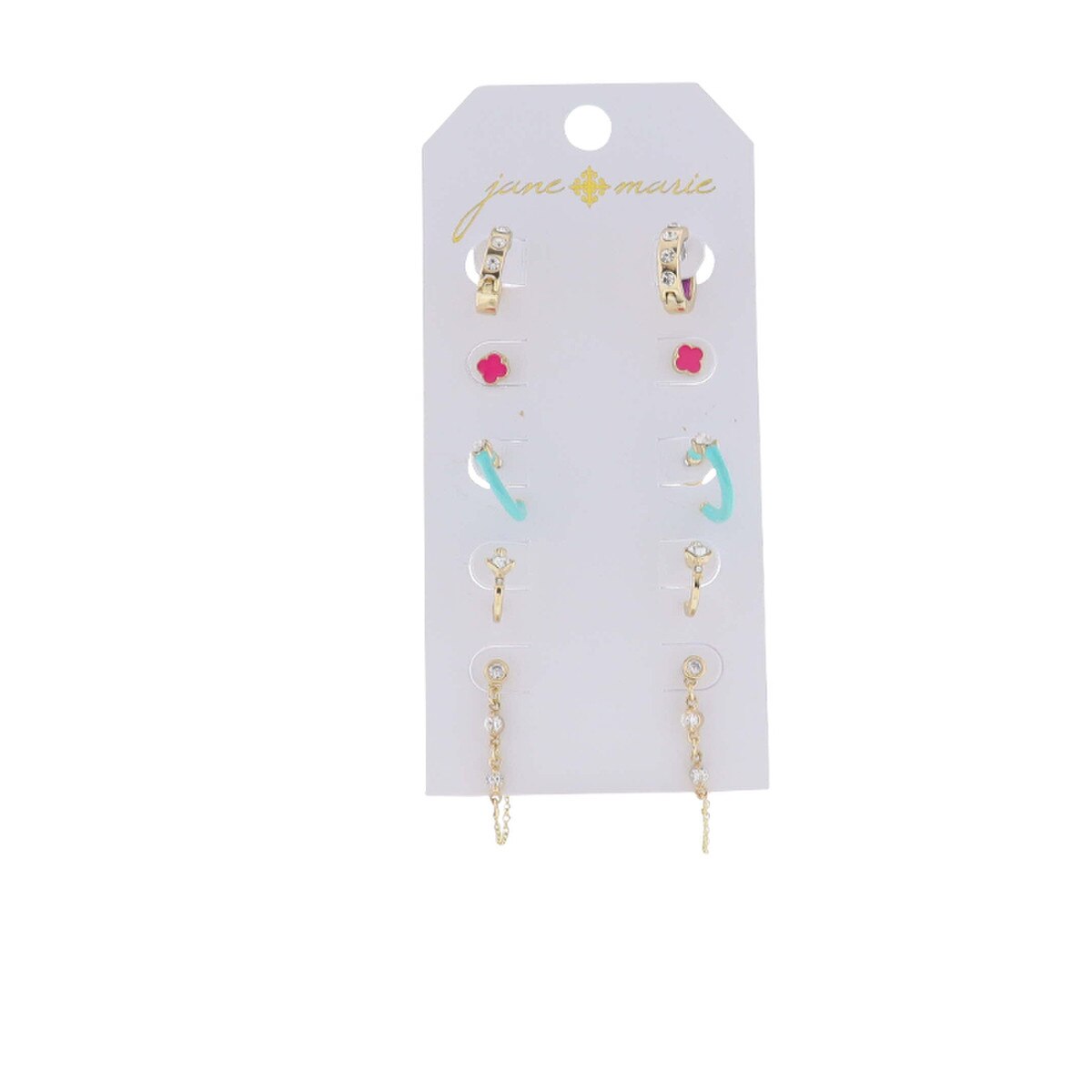 Take Five! Earring Set – Mixed Metals & Color Pop (Set of 5)