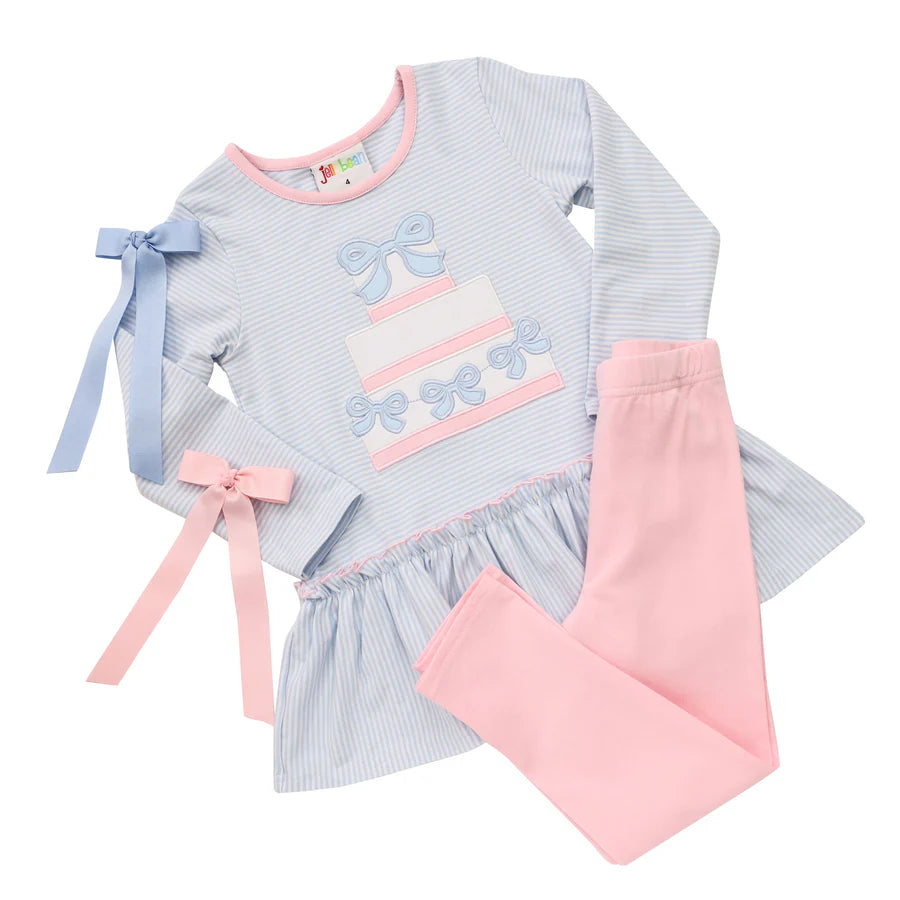 Bow Cake Pants Set