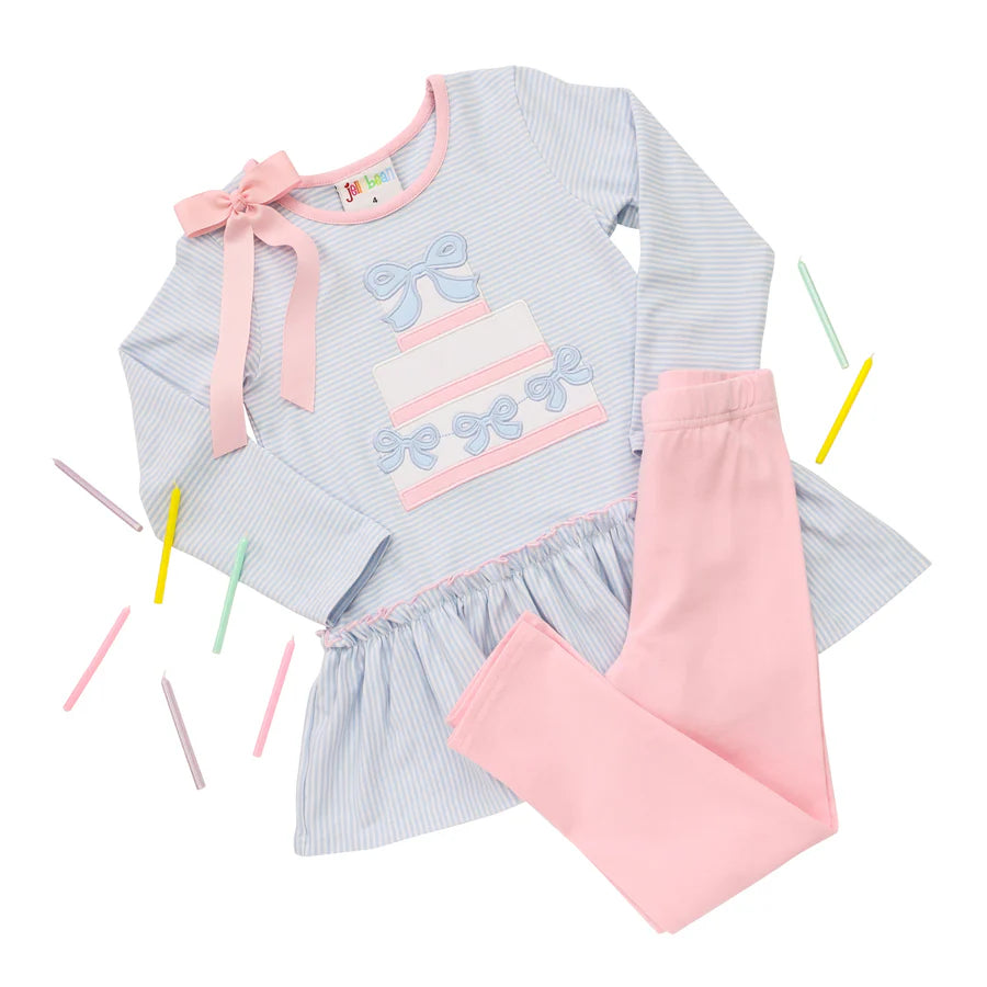 Bow Cake Pants Set