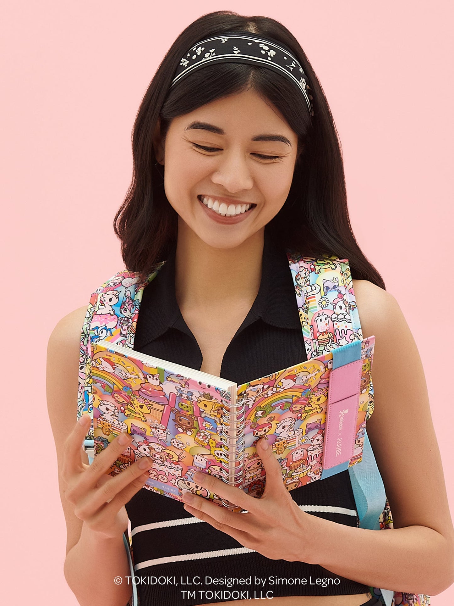 tokidoki Spiral Oliver Notebook with Reusable Pen Pocket - 20th Anniversary Celebration