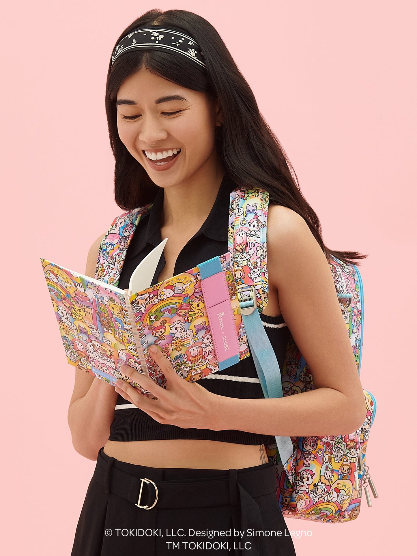 tokidoki Spiral Oliver Notebook with Reusable Pen Pocket - 20th Anniversary Celebration
