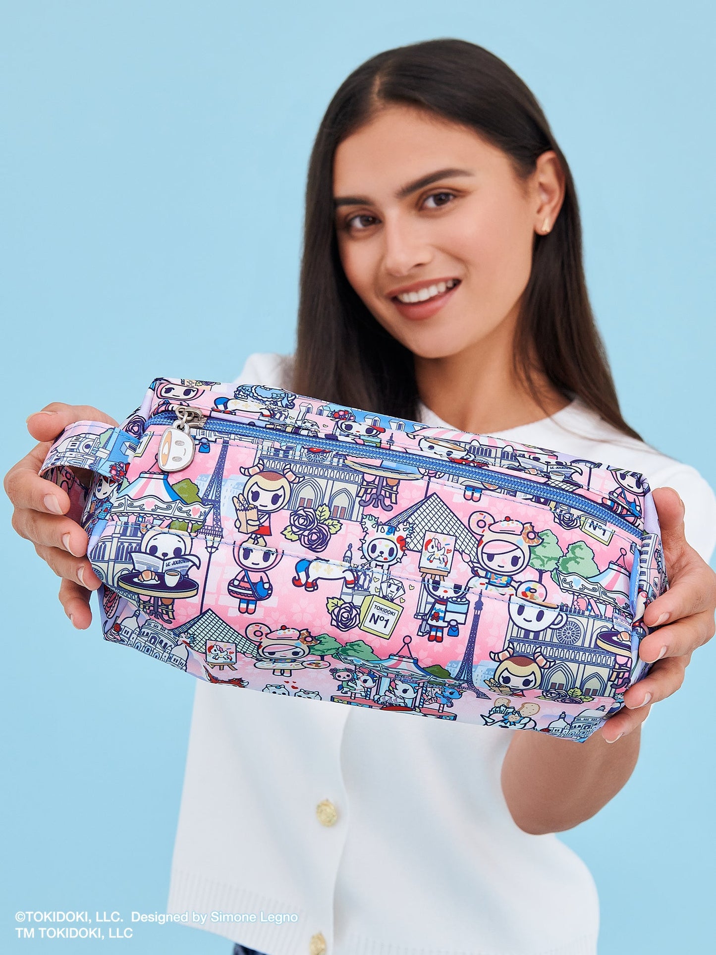 tokidoki Be Dapper Toiletry Cosmetic Case - C'est la vie à Paris