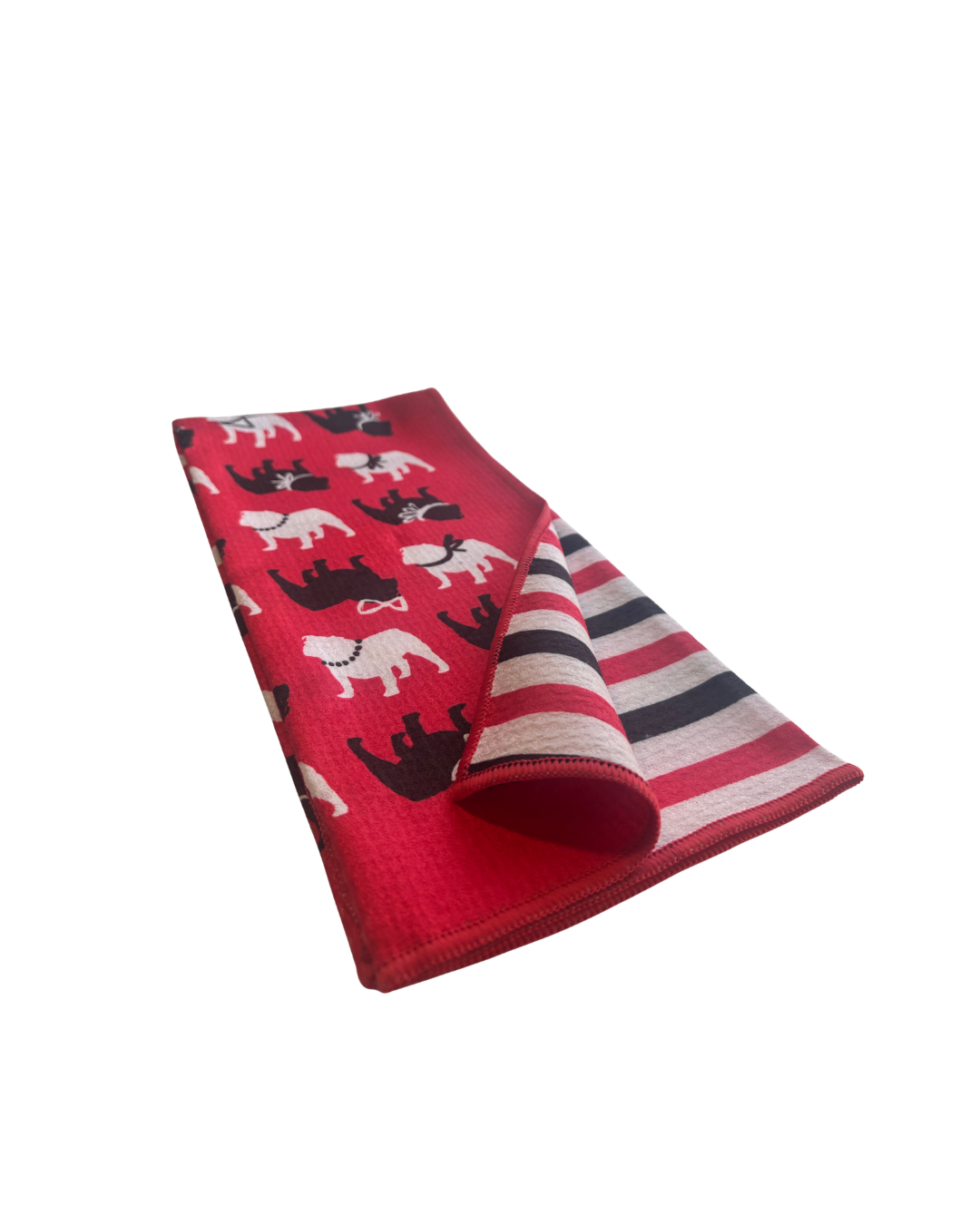 Spirit Bulldog Double-Sided Tea Towel