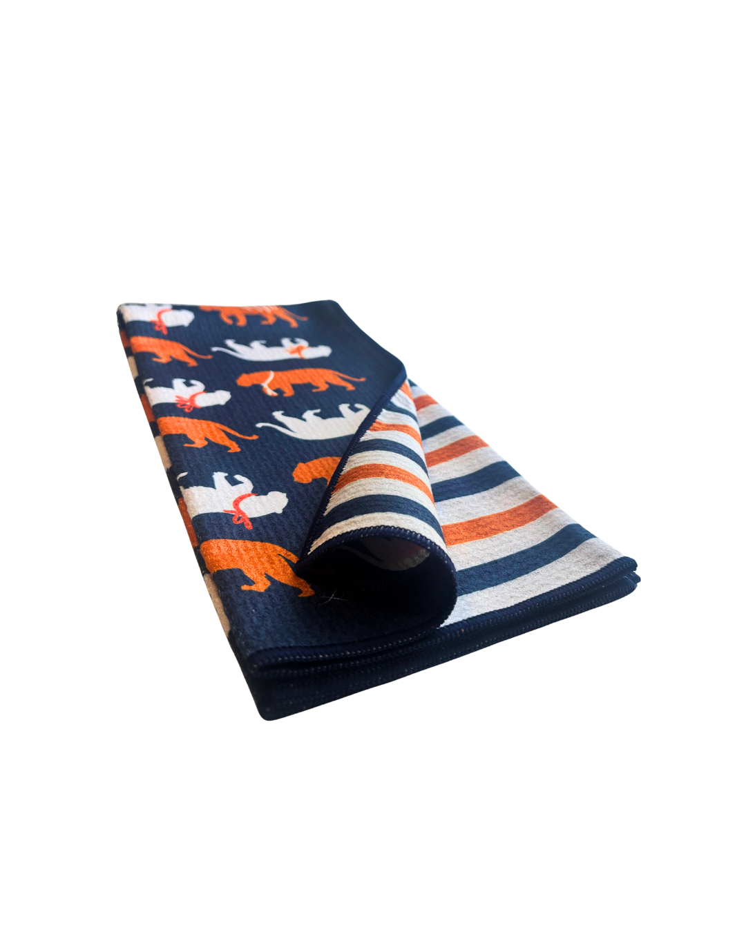 Spirit Tiger in Navy Double-Sided Tea Towel
