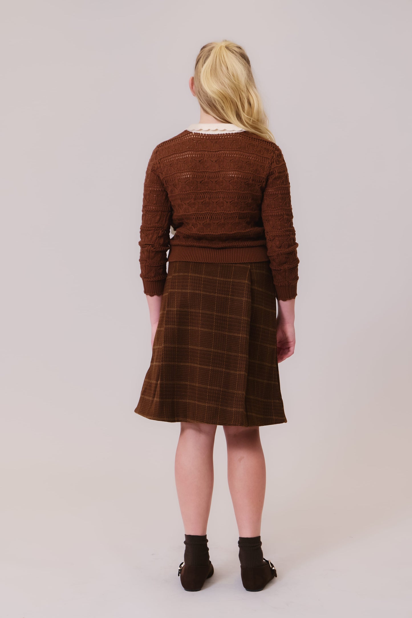 Leslie Wool Skirt - Caramel