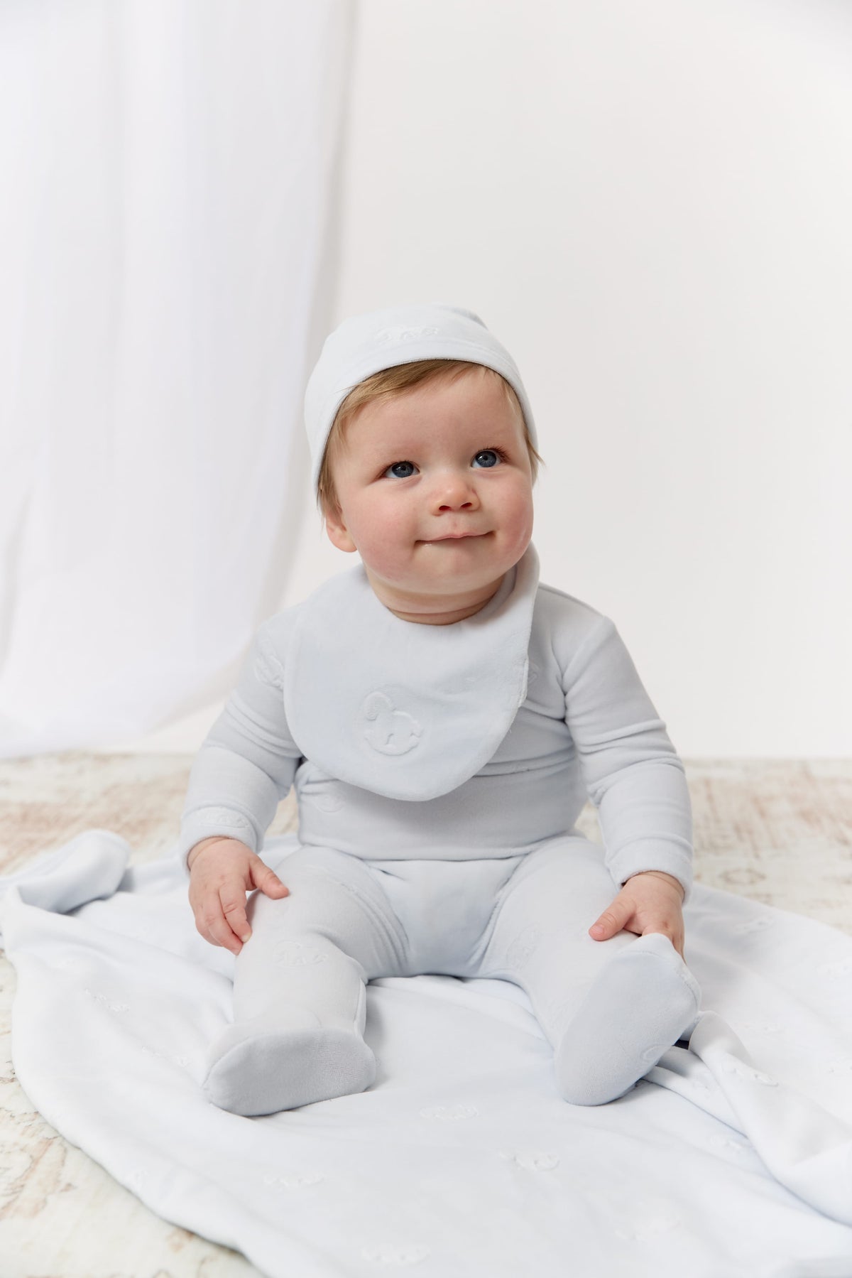 Whinny Wrap Footie - Blue
