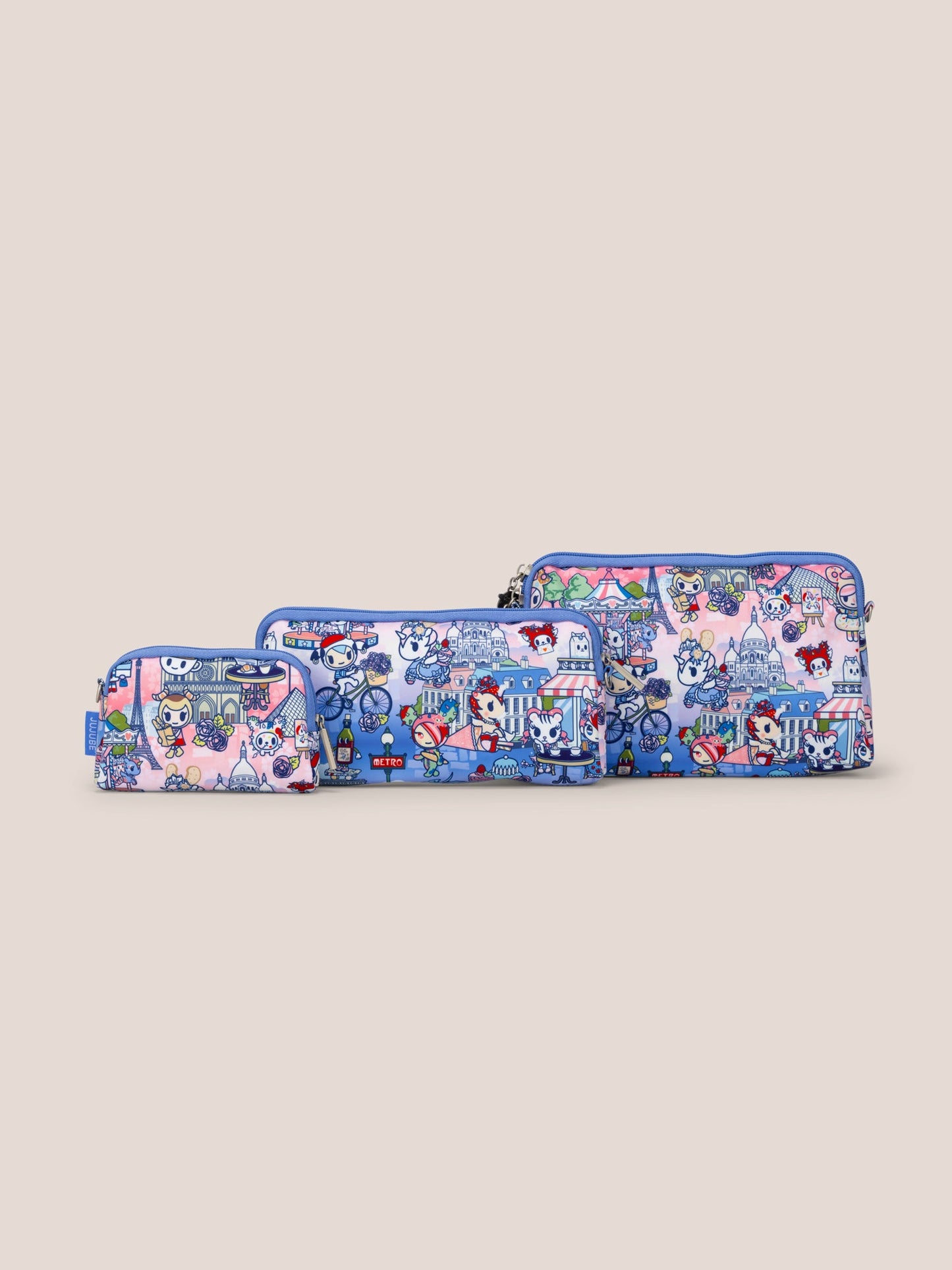 tokidoki Be Set 3-Piece Pouch Set - C'est la vie à Paris