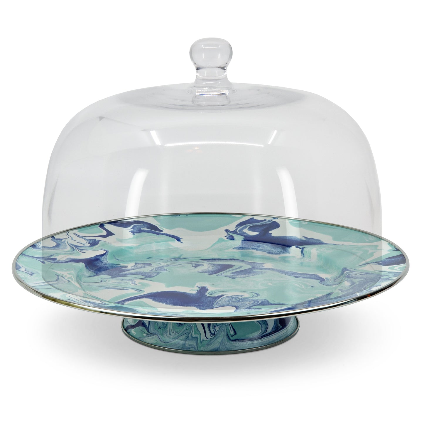 Lagoon Cake Plate