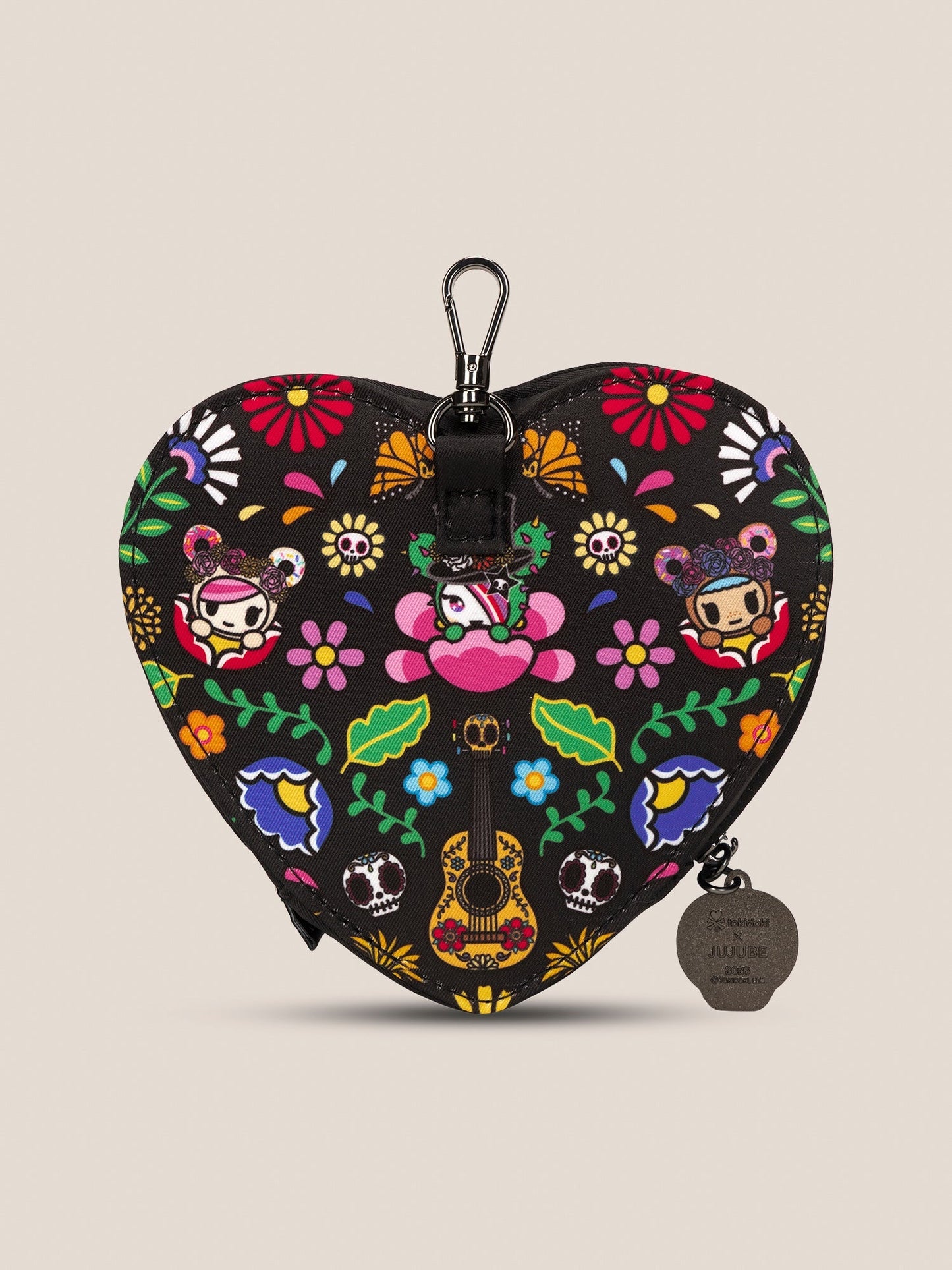 tokidoki Heart Mini Bag Clip-On Pouch Accessory – Dia de los Muertos