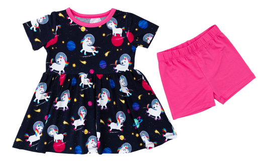 Luna Toddler Peplum Set