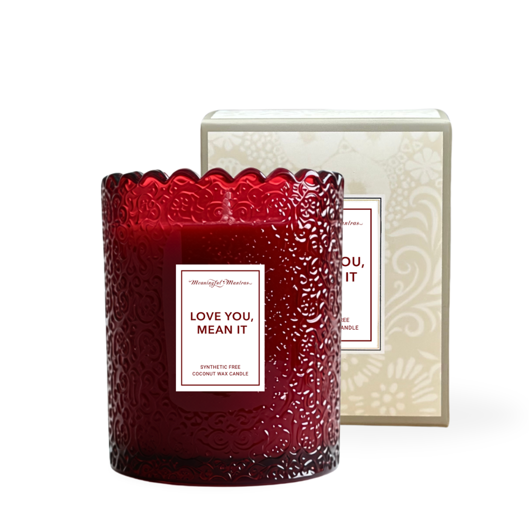 Love You, Mean It Rosemary Thyme Natural Candle 8oz Kaia Collection
