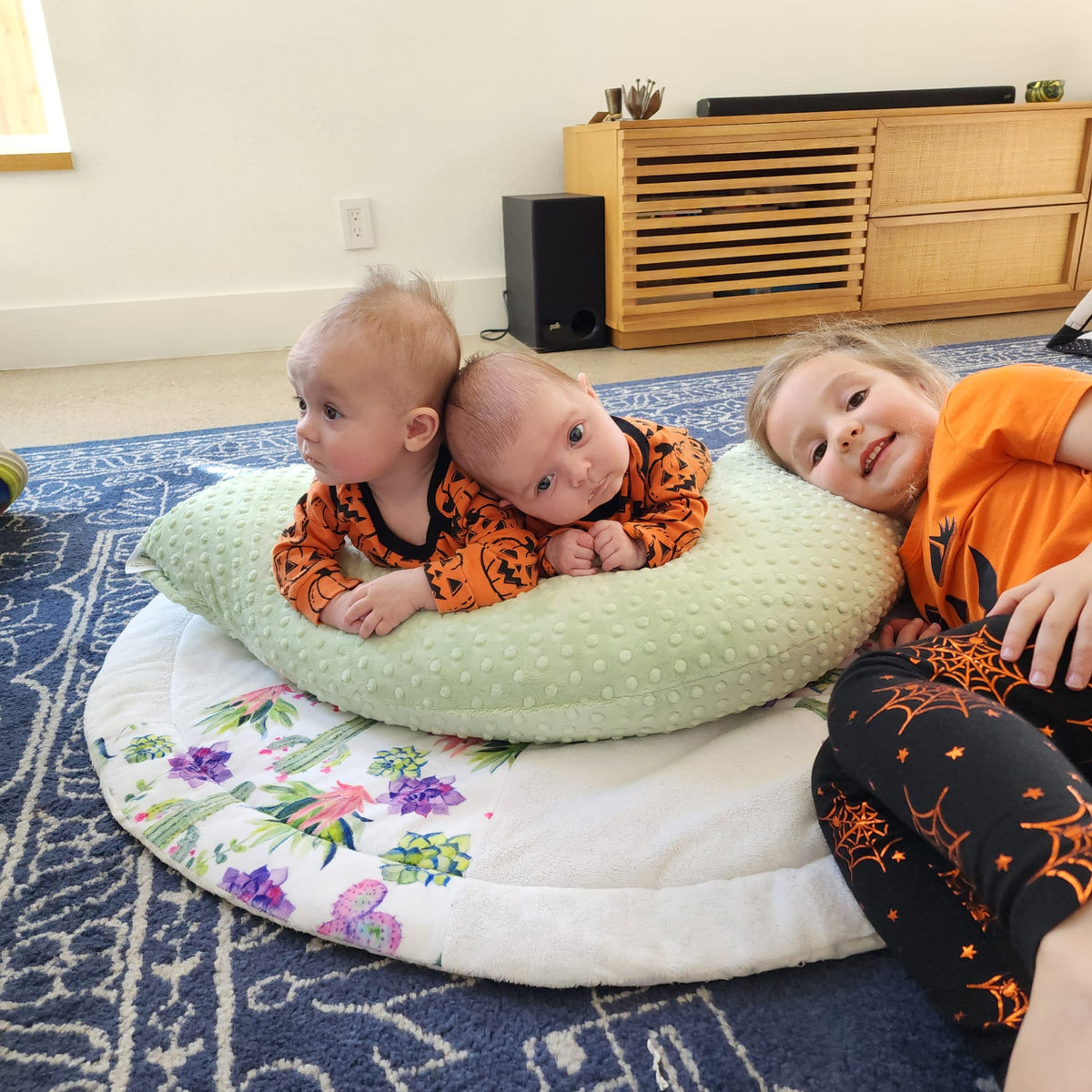 Chocolate Dot Nursing Pillow Cover | Luna Lullaby