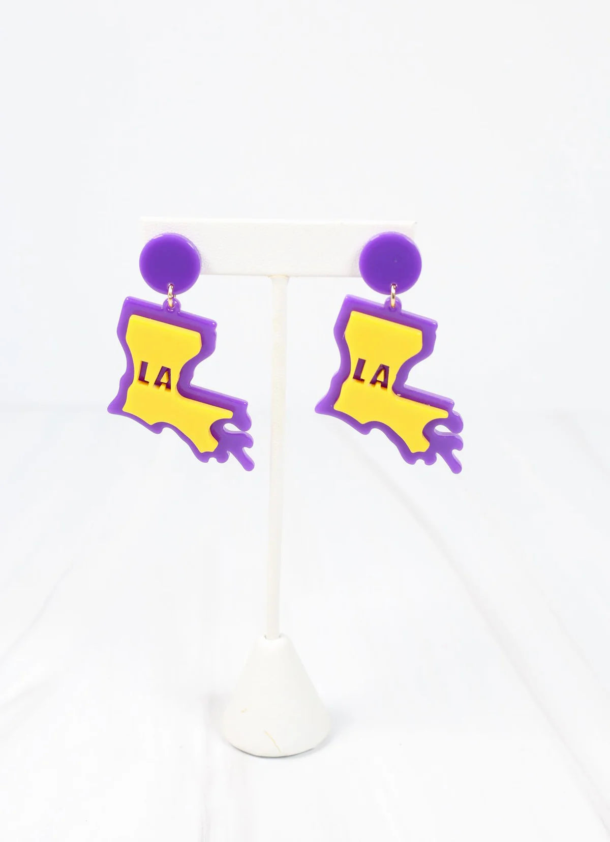 Louisiana State Pride Acrylic Earring