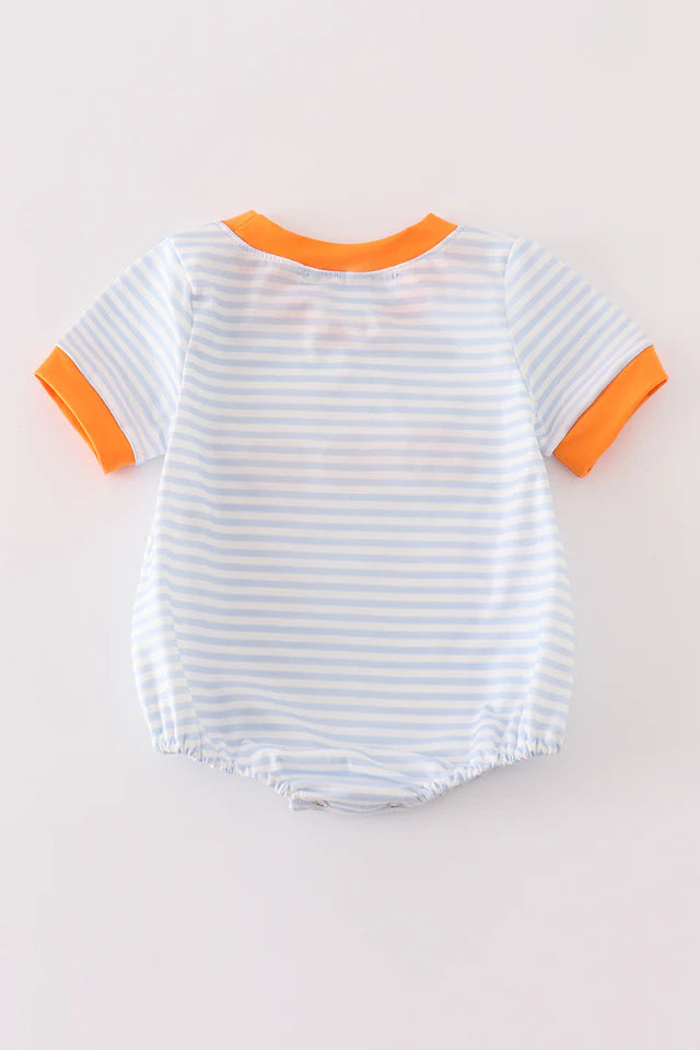 Pumpkin French Knot Boy Bubble