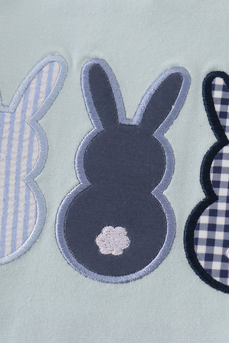 Bunny Applique Boy Short Set