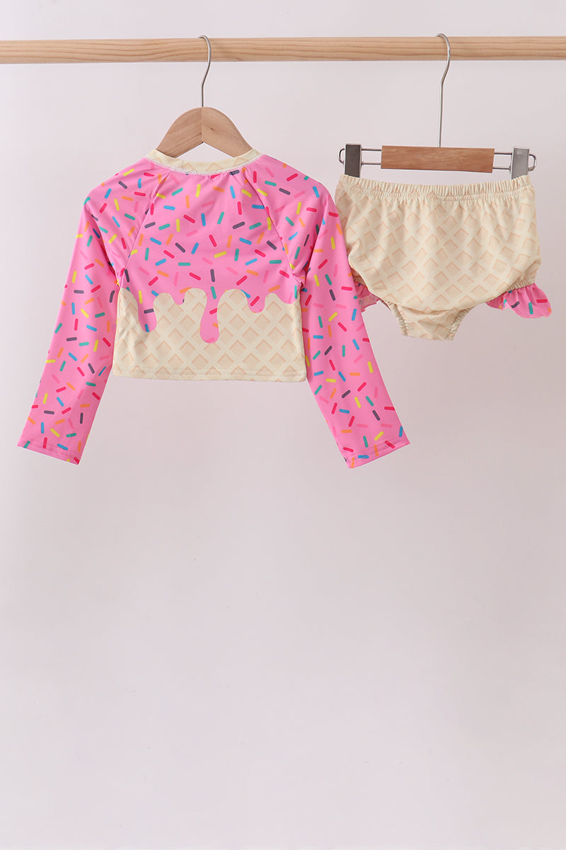 Ice Cream UPF Rashguard Set