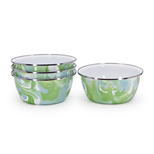 Modern Monet Salad Bowls - Set of 4