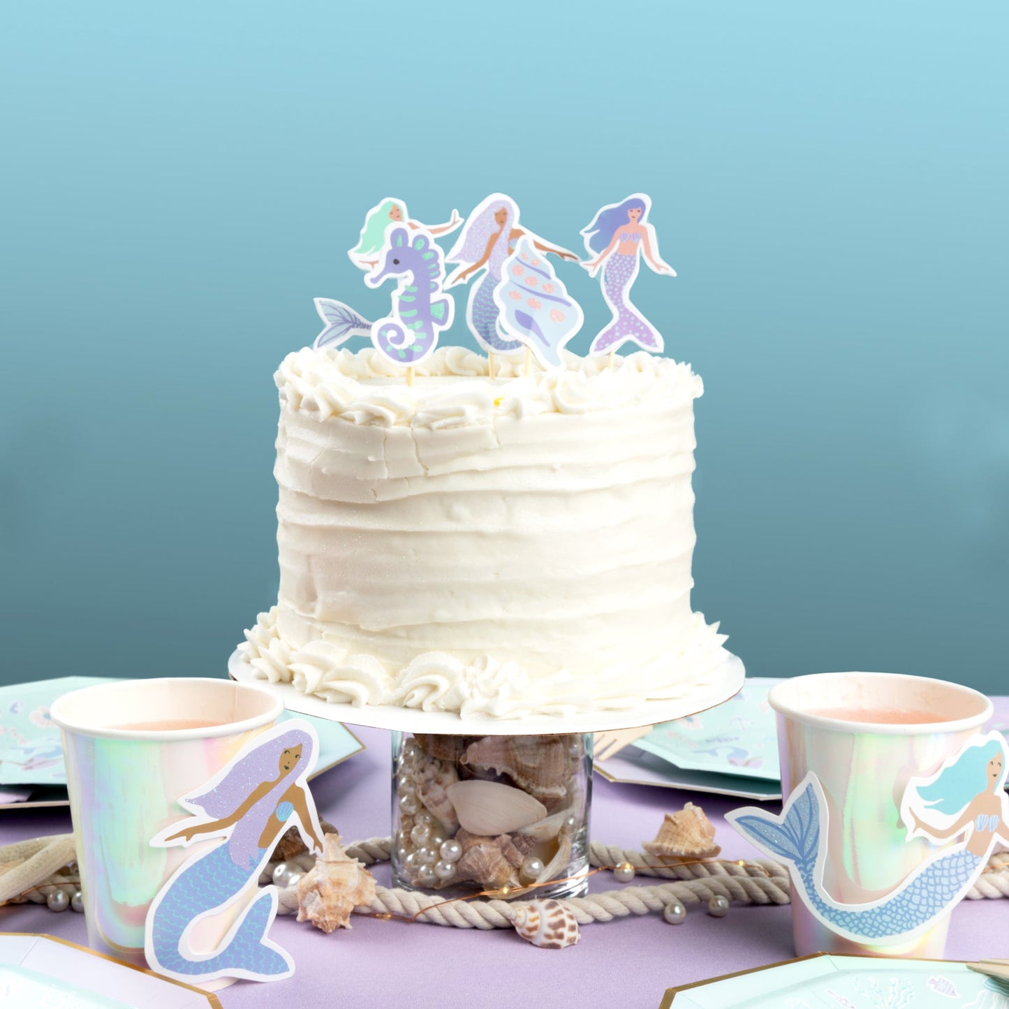 Magical Mermaid Toppers (10 per pack)