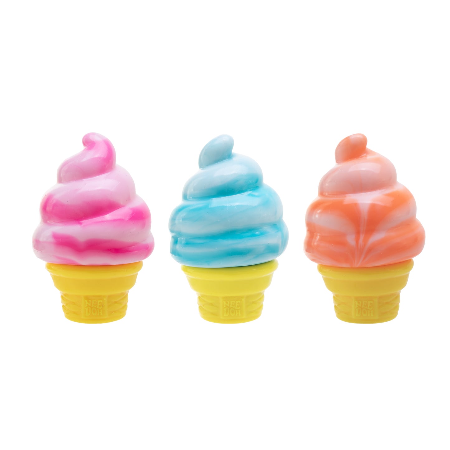 NeeDoh Nice Cream Cone Squishy Toy – Ice Cream Fidget for Kids