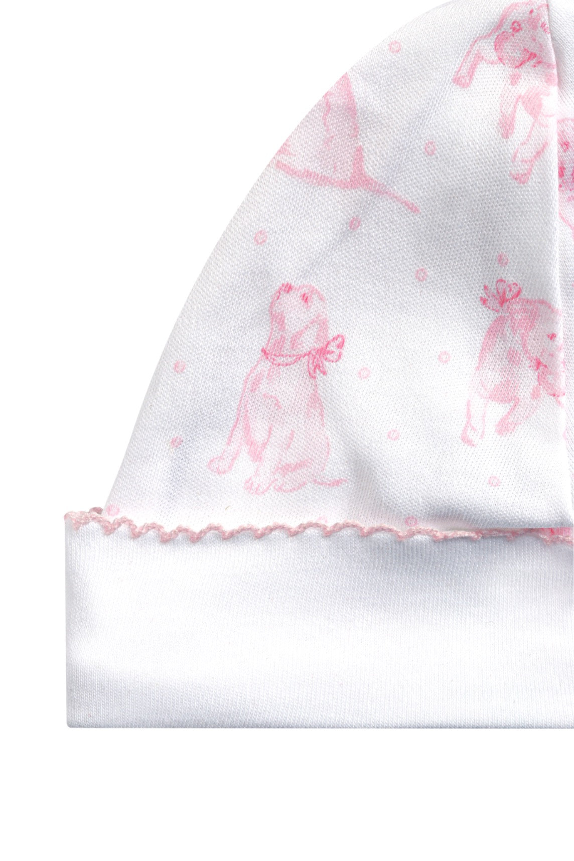 Pink Puppy Love Print Hat