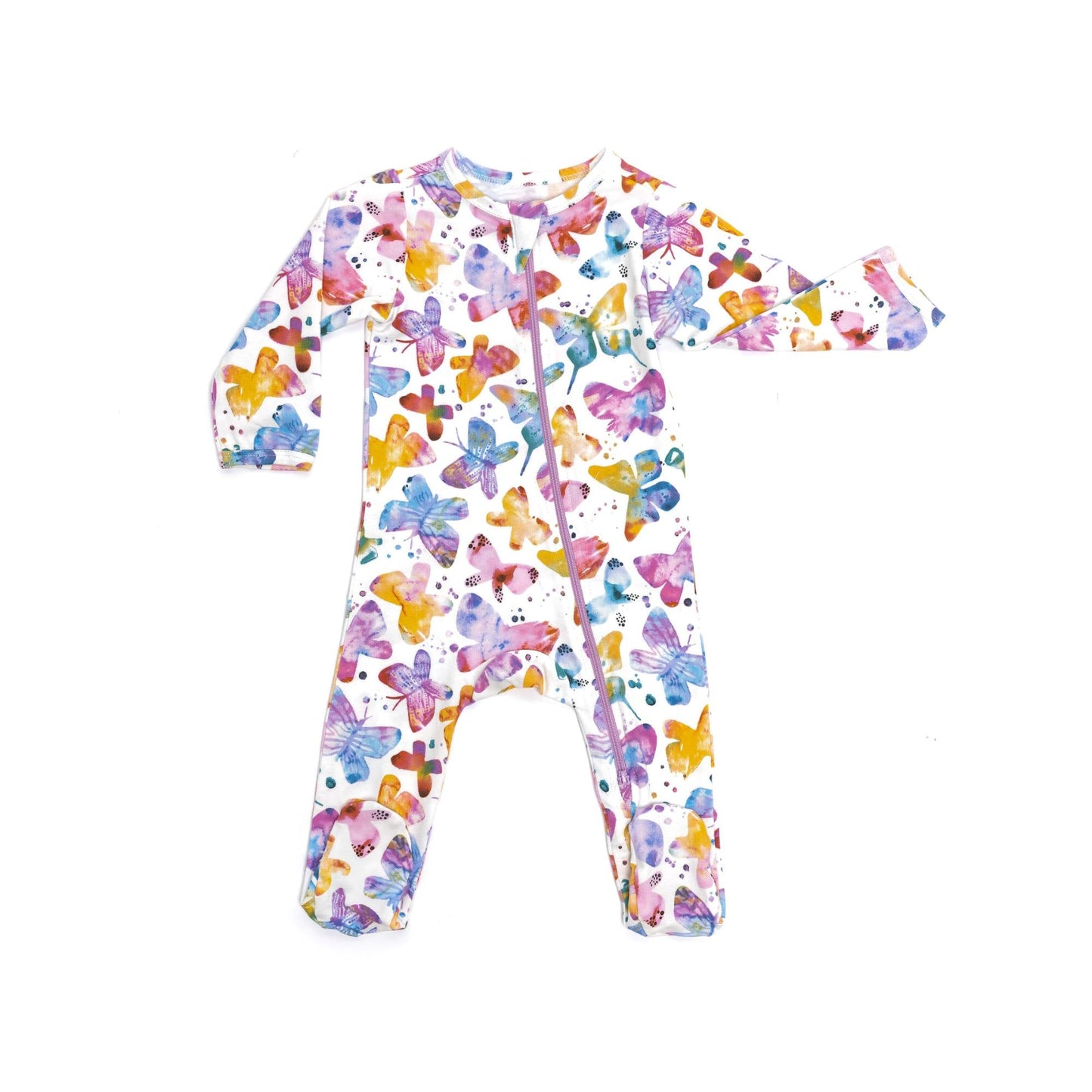 Organic Footie - Butterflies