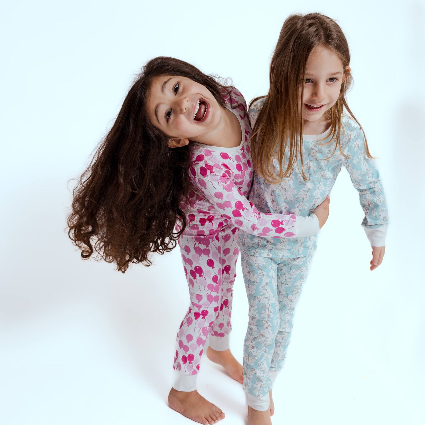 Organic Kids Pajamas - Cherry Blossoms