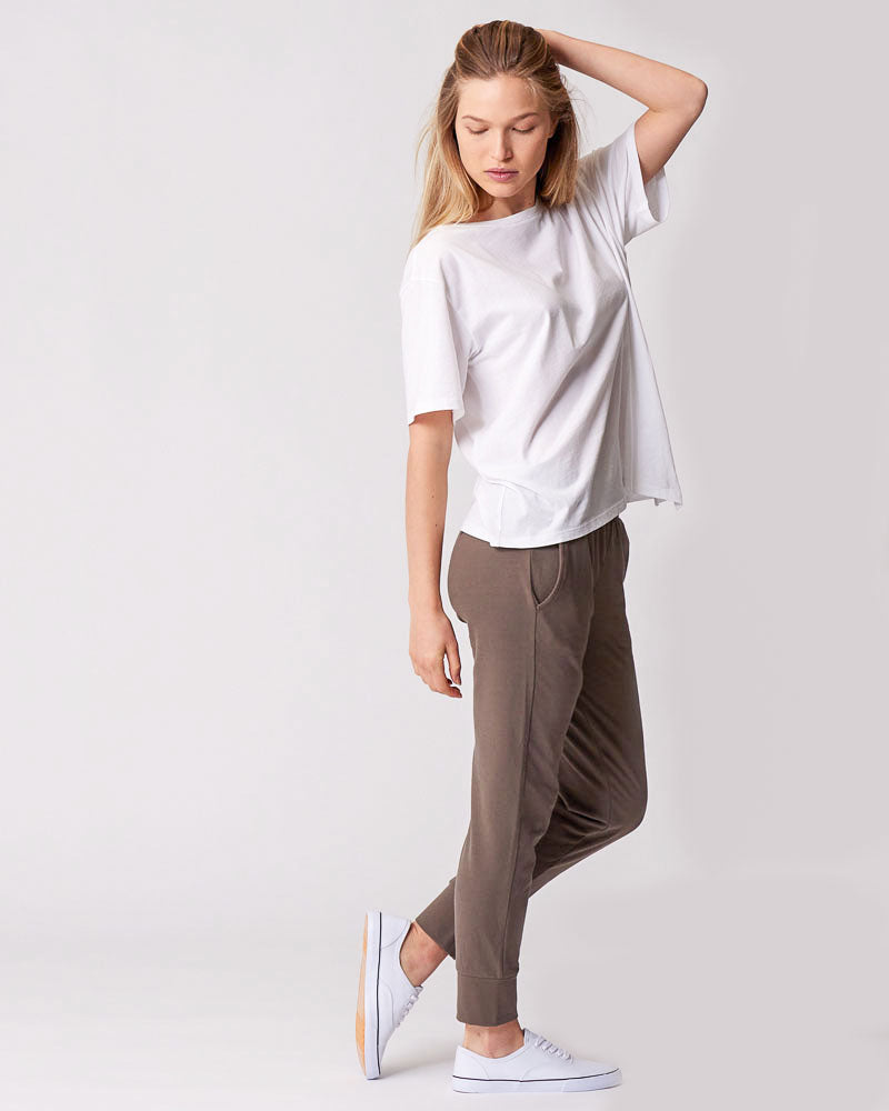 Everywhere Nursing & Maternity V-Neck Tee - White