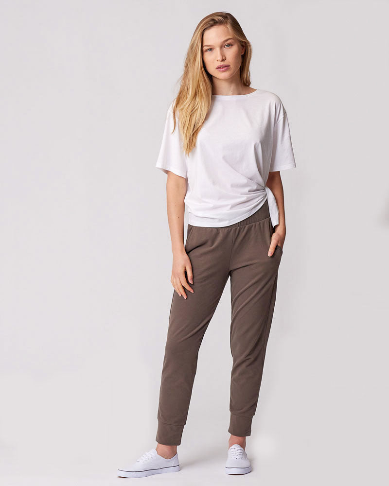 Everywhere Nursing & Maternity V-Neck Tee - White