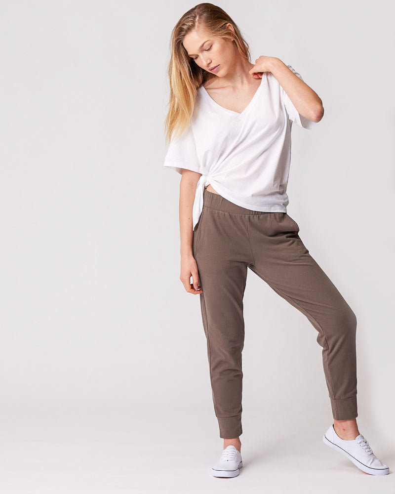 Everywhere Nursing & Maternity V-Neck Tee - White
