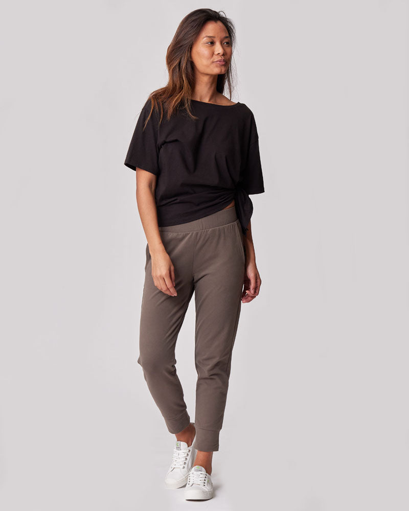 Everywhere Nursing & Maternity V-Neck Tee - Black