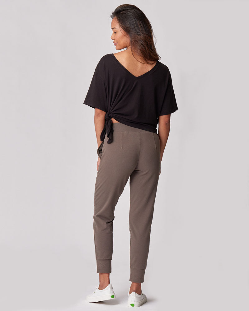 Everywhere Nursing & Maternity V-Neck Tee - Black