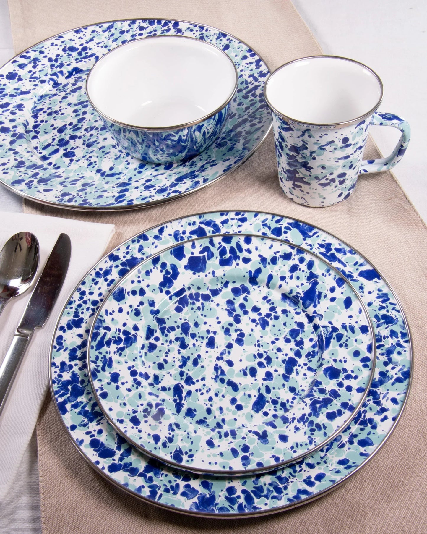 Ocean Swirl Medium Colander