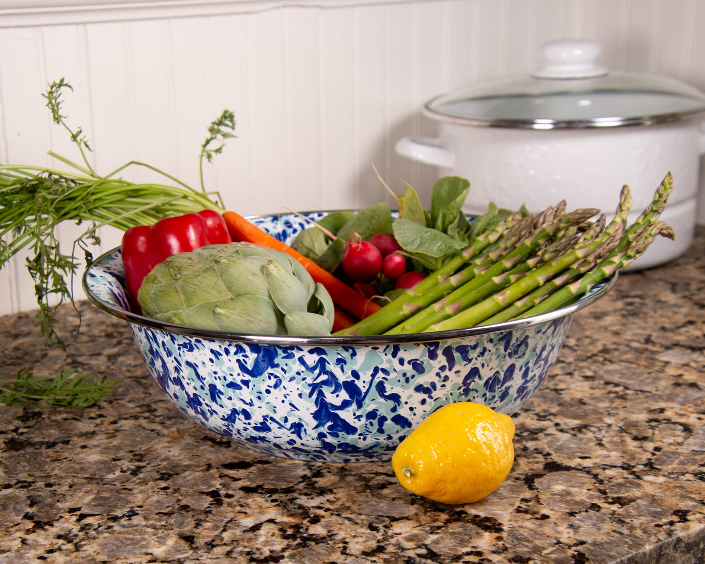 Ocean Swirl Serving Bowl