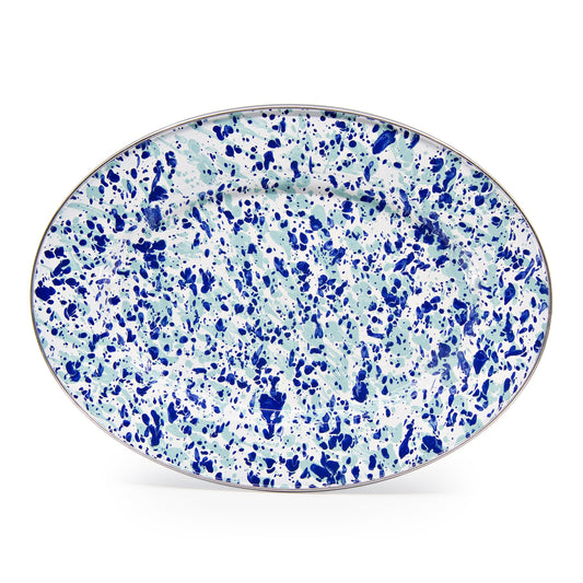 Ocean Swirl Oval Platter