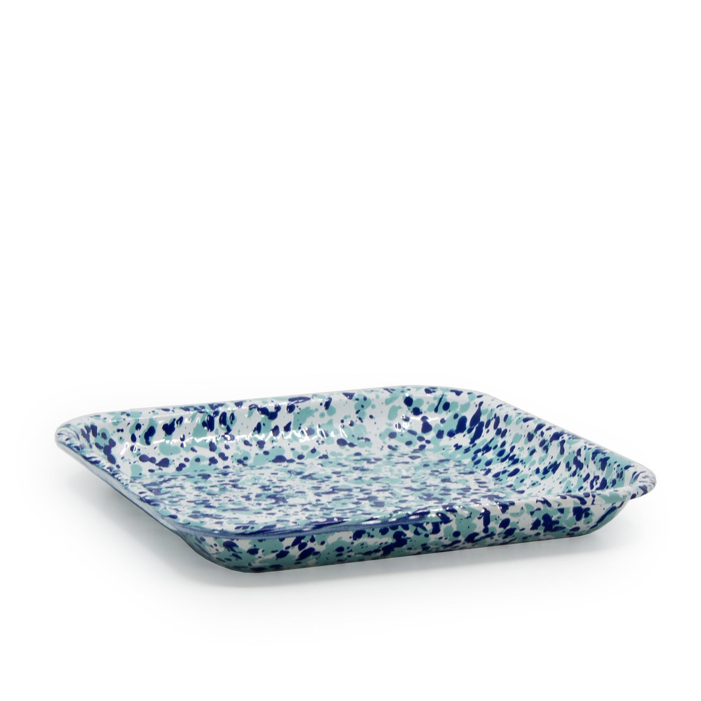 Ocean Swirl Square Trays - Set of 2