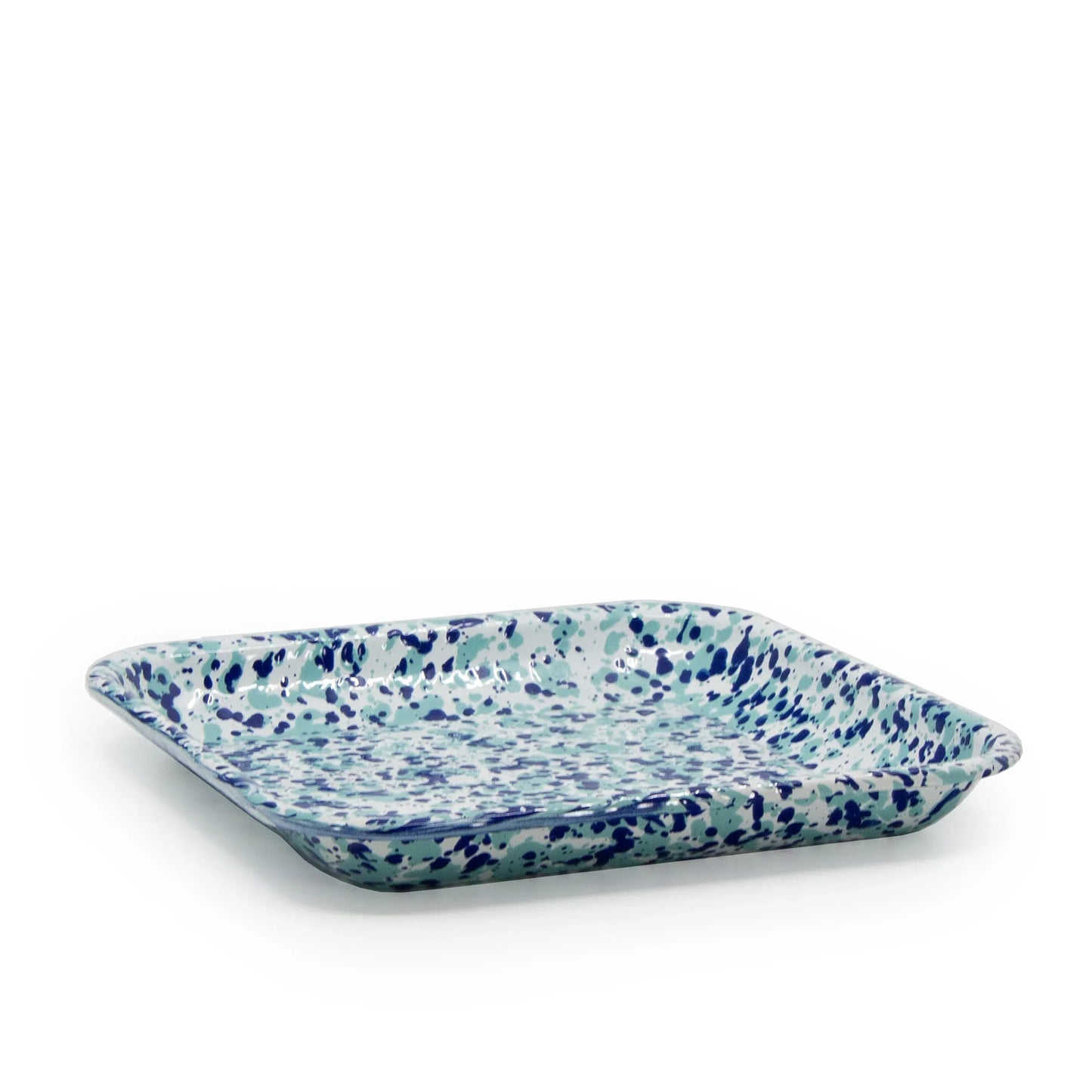 Ocean Swirl Square Trays - Set of 2