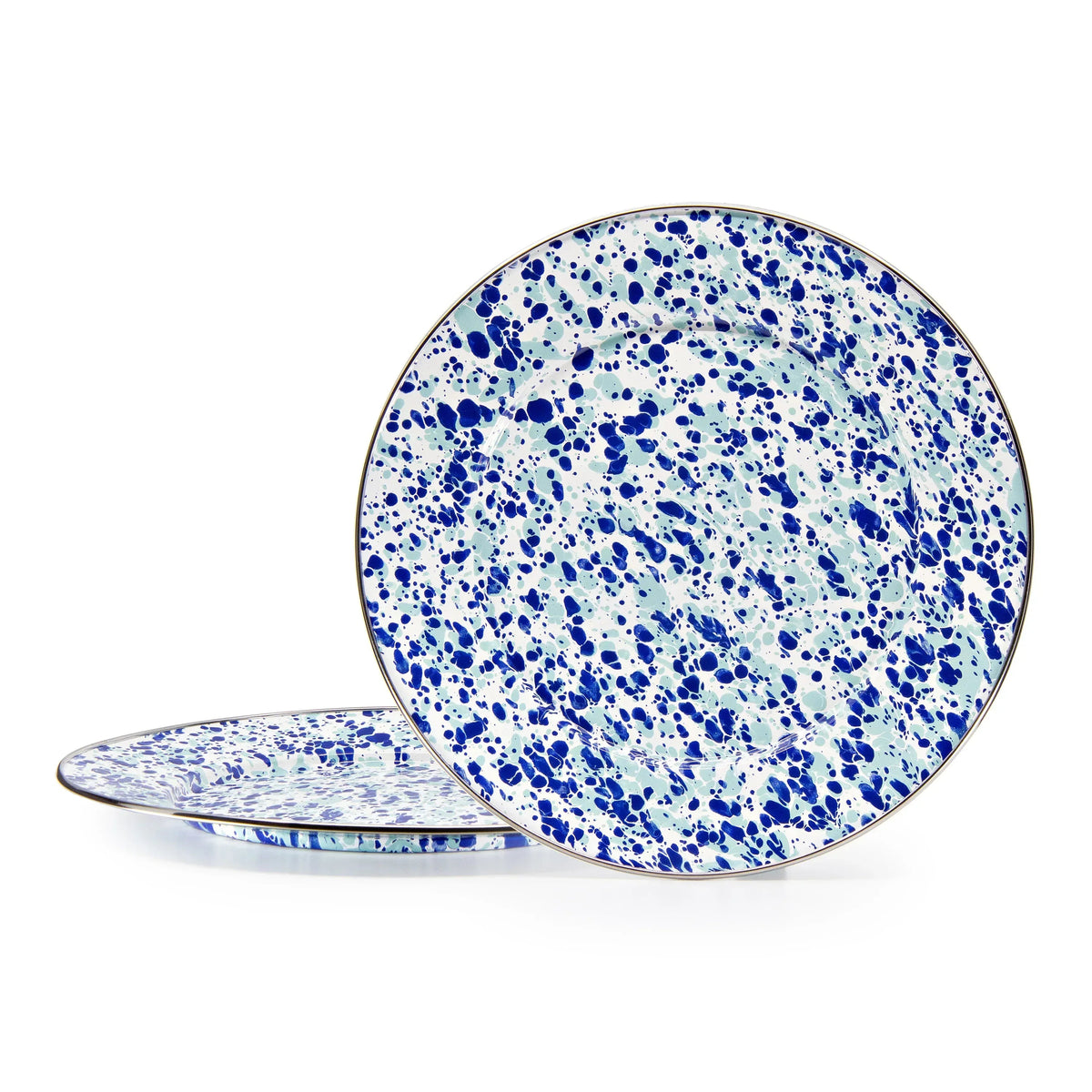 Ocean Swirl Chargers - Set of 2