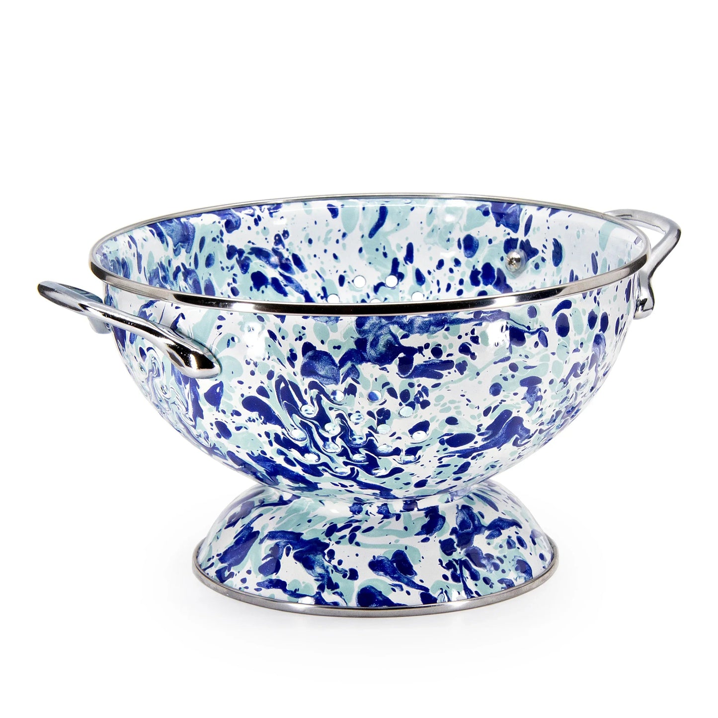 Ocean Swirl Set of Colanders