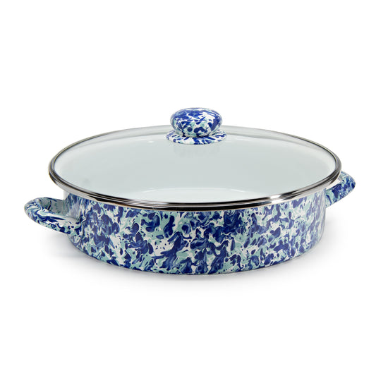 Ocean Swirl Large Saute Pan
